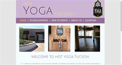 Desktop Screenshot of hotyogatucson.com